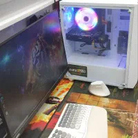 کیس گیمینگ سفید خفن RX580 8GB i5 نسل 6 آماده بازی