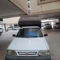 پراید وانت رنگ سفید کاملا سالم و آماده شروع کار
