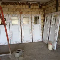 درب پنجره شرایط 12ماهه توری پلیسه شیشه دوجداره