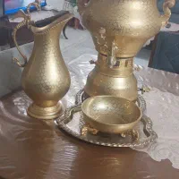 سماورطلایی/سرویس کامل/نو/گازی
