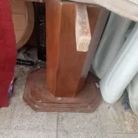 میز نهار خوری رنگ پولیستر..پرده زبرا