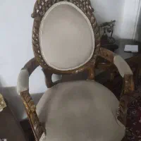 مبلمان۷نفره +میز ناهارخوری ۱۰ نفره استیل چوب گردو