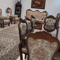 مبل استیل با ناهارخوری خوری ۸ نفره فوری فروشی