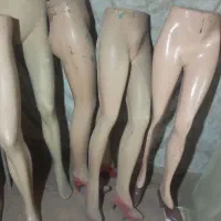 مانکن پا و تنه با پایه فلزی