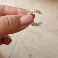 انگشتر استیل روکش نقره