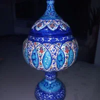 قندان پایه دار میناکاری