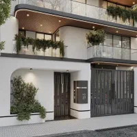 طراحی نمای ساختمان سبک مدرن و نئوکلاسیک