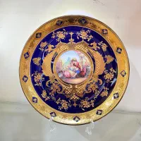 بشقاب خارجی وارداتی سورمه ای لیلی مجنون