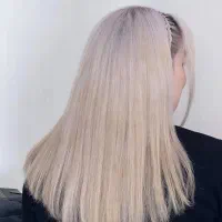 تخفیف کراتین مو رنگ لایت. اکستیشن مو فر ۶ ماهه