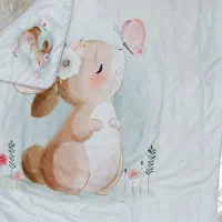 قتداق سوییسی و قنداق فرنگی وپتو دور پیچ خرگوش ناز