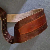 کمربند بدنسازی طبی چرم طبیعی
