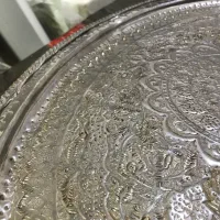 سینی برنجی قدمت حداقل ۶۰ سال