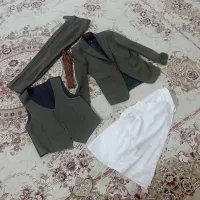 کوت شلوار آاماده نو با پیراهن رایگان