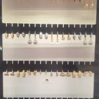 گوشواره ژوپینگ رنگ ثابت طلایی|بدلیجات|کیش, |دیوار