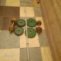وزنه های بدنسازی  جنس آهن خالص