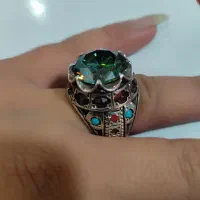 انگشتر دست ساز نقره موسوی