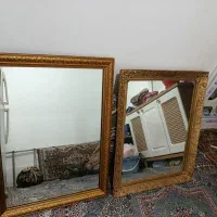 دو عددقاب و آینه شیک و سالم و یک قاب عکس