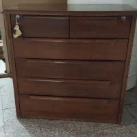 فروش دراور پنج کشویه . چوبی . سالم