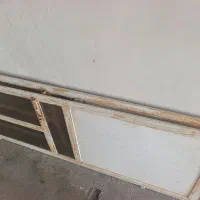 دو عدد درب تراس با شیشه رفلکس بدون چهارچوب