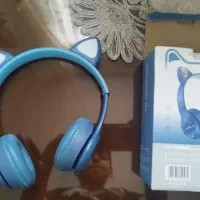 هدفون گوش دار RGB آبی