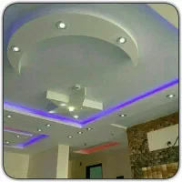 بازسازی کناف رنگ pvc ماربل شیت Tvوال تعمیرات