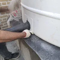 تعمیر منبع آب پلی اتیلن