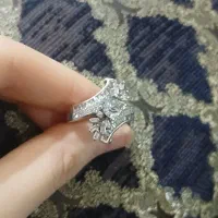 انگشتر نقره زنانه نو