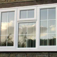 درب پنجره دوجداره یو پی وی سی upvc توری آلومینیوم