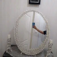 آینه وشمعدان طرح نقره درحدنونو