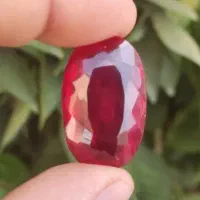 یاقوت سرخ دونه اناری سریلانکا  درشت فول سختی دار