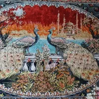 قالیچه ابریشم یک مترو بیست در دو متر