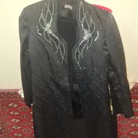 سه تیکه مانتو وسارافون وشلوار