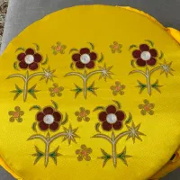 شلوار گل بالا