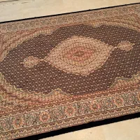 فرش ماشینی یک عدد ۴متری طرح ماهی کامل سالم تمیز
