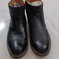 نیم بوت چرم، کالج مردانه و کیف پول چرم مردانه