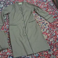 مانتو و شلوار فرم مدرسه رنگ نسکافه ای