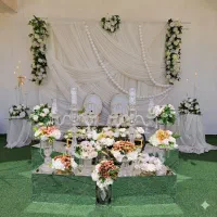 سفره عقد و جایگاه عروس رنگینـکده