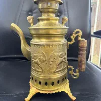 سماوری  برنجی ذغالی