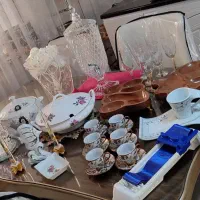 ظروف اشپزخانه و حر ا ج مقداری وسایل خانه