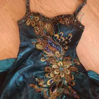لباس مجلسی جواهر دوزی شده