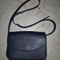 کیف دوشی نوین چرم سرمه ای تیره