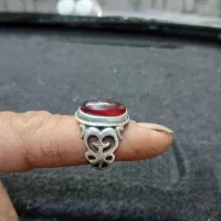 دوتا انگشتر دست ساز قدیمی دوتاش باهم دوازده ملیون