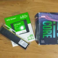 وسترن cpu 7100  ssd 480 رم 4گیگ ژل2400