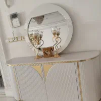 آینه کنسول شمعدان