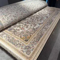 تخفیفات فرش ۱۲۰۰ شانه تمام نخ کاشان فقط تا ۱۵ تیر