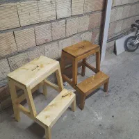 چهارپایه چوبی