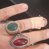 انگشتر نقره و طرح نقره