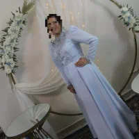 لباس مجلسی ساتن کار شده