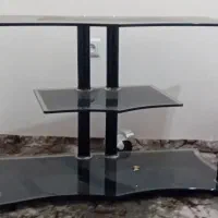میز تلویزیون شیشه ای