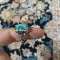 انگشتر فیروزه نیشابوری اصل همراه با شناسنامه